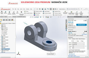SolidWorks 2016 Premium CNC Njemacki jezik full program