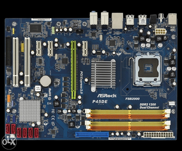 Asrock p45de настройка биос