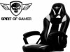 Gaming stolica Spirit of gamer FIGHTER crno-bijela