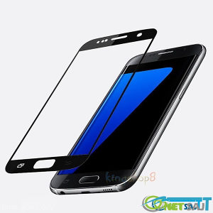 Samsung Galaxy S7 Crno Zaštitno Staklo Full Protekcija
