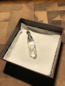 Gorski Kristal Privjesak veliki srebro XXXL