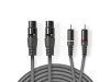 XLR AUDIO KABAL NA 2X RCA ZA INSTRUMENTE POJACALO