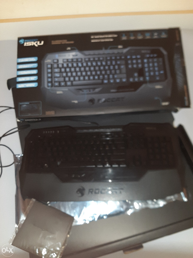 ROCCAT ISKU Gaming Keyboard with Blue Key Illumination
