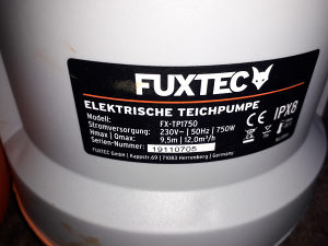 FUXTEC Potopna pumpa FX-TP1750
