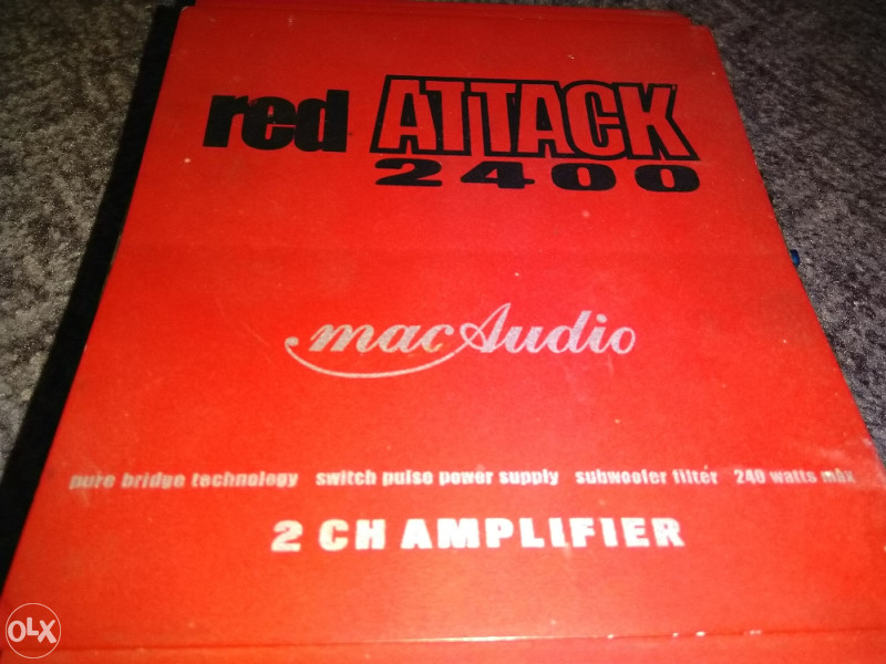 Mac Audio red attack 2400 240w auto pojačalo