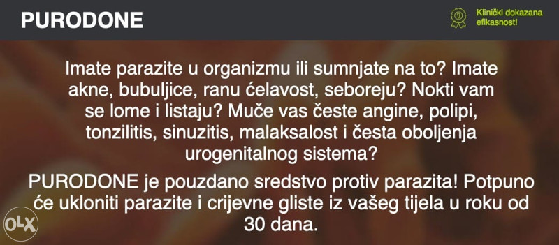 PURODONE - TABLETE PROTIV PARAZITA GLISTA CRVA