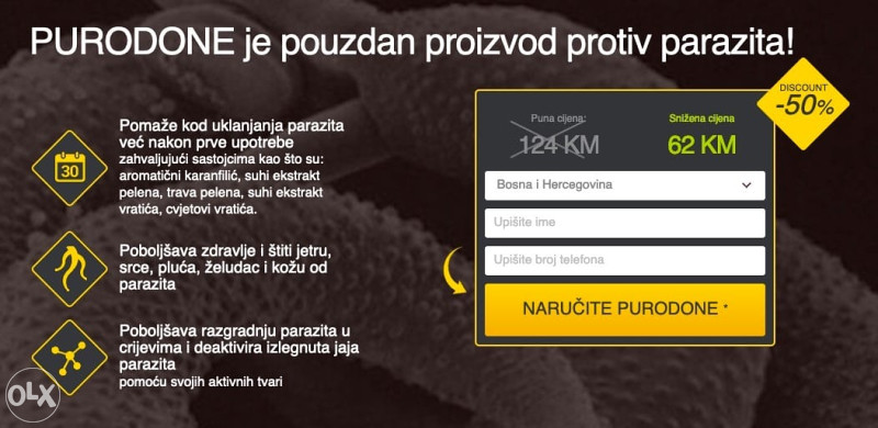 PURODONE - TABLETE PROTIV PARAZITA GLISTA CRVA