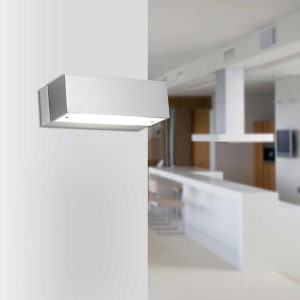 LED 8W zidno svjetlo, aluminij