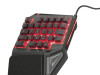 TRUST GXT 888 Assa Single Handed Keyboard 22881GAMING