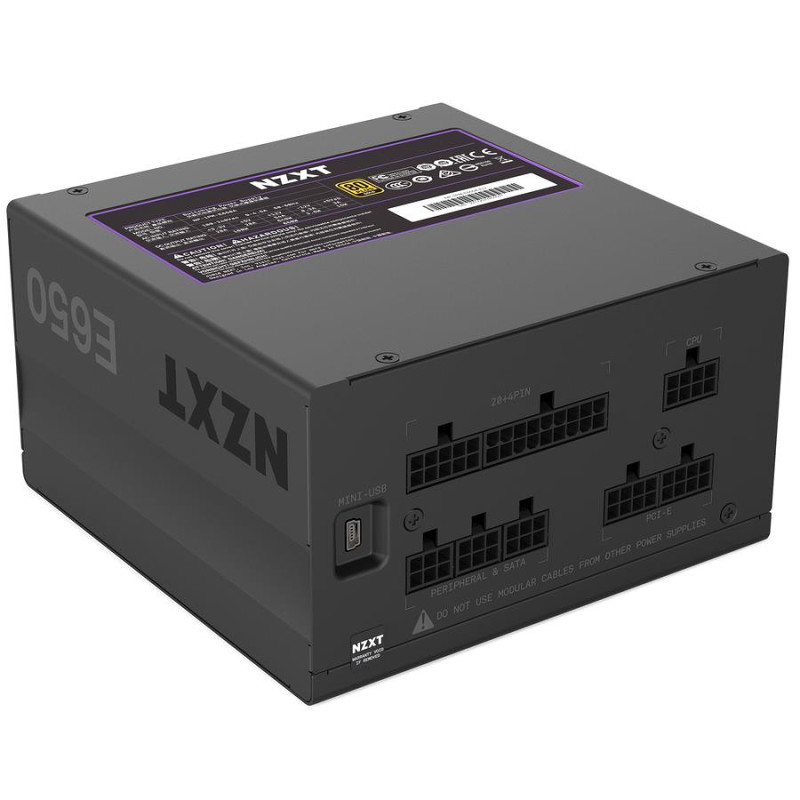 NZXT PSU E650W 80 Gold Fully Modular