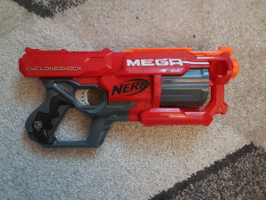 Nerf Mega puška pištolj Cycloneshock