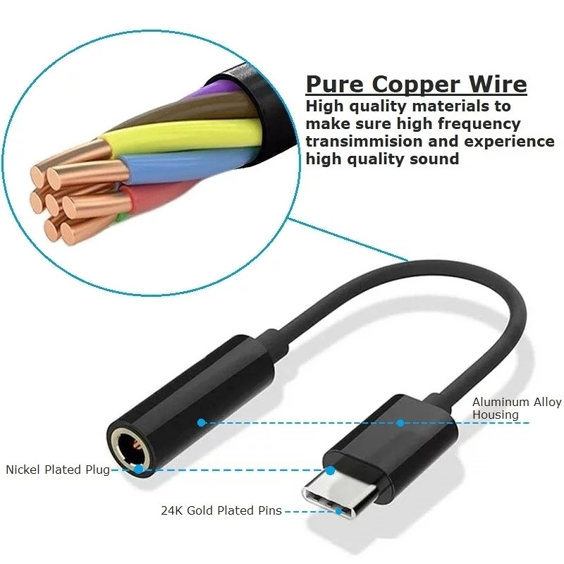 USB Type C adapter za slusalice