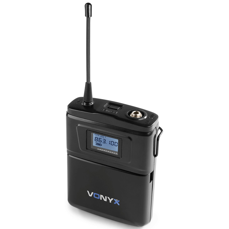 MIKROFON BEŽIČNI VONYX WM62B UHF 16CH 179.264
