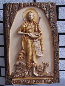 ikone duborez  Sv. Jovan Krstitelj