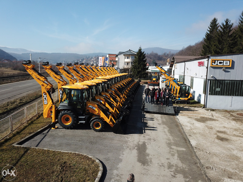 JCB mini bageri, bageri, utovarivači i kombinirke