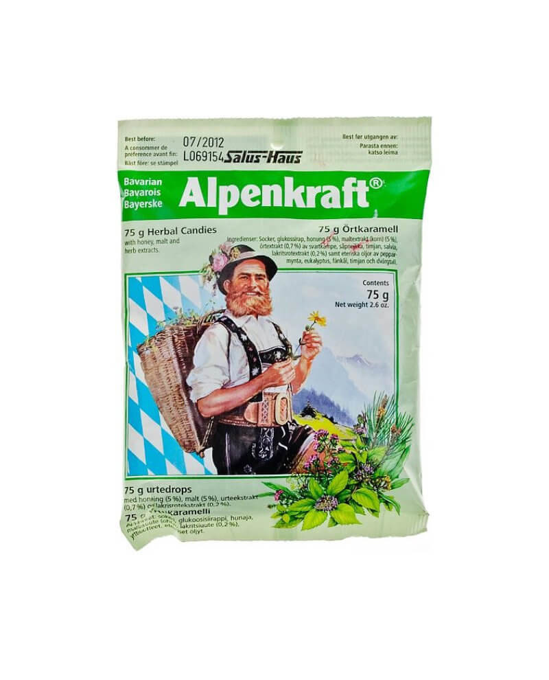 BOMBONI ALPENKRAFT ZA UBLAŽAVANJE KAŠLJA 75 G