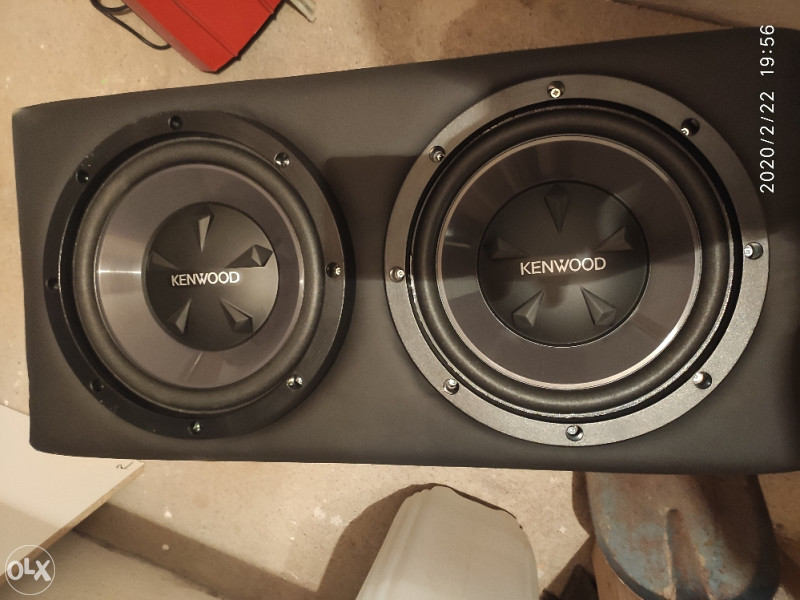 Subwoofer Kenwood kfc-w112s bas Bass, woofer i kutije za