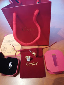 Prsten Cartier ( Set sa kutijom)