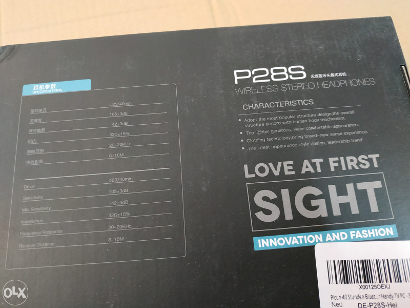 PICUN P28S Bluetooth slušalice 40 sati