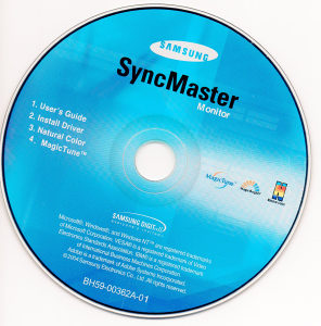 softwer sync master samsung monitor