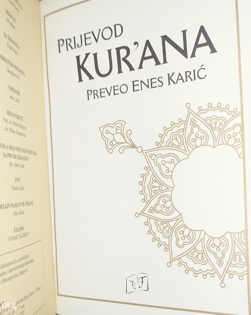 KUR'AN-PREVOD ENES KARIĆ
