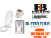 Interfon/Portafon audio Farfisa 1CK za 1 korisnika