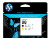 Glava HP black yellow 88