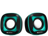 USB 2.0 Speaker, black light blue 7472C