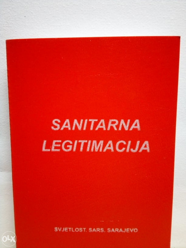 Sanitarna knjižica - sanitarna legimitacija - Ostalo - OLX.ba