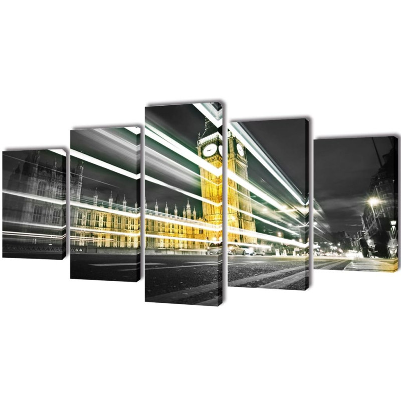 Zidne Slike Na Platnu S Printom London Big Ben 100 X 50 Moj Dom