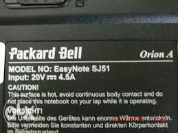 Lapt. HP Packard Bell Easynote SJ51 17" tel:061/130-447