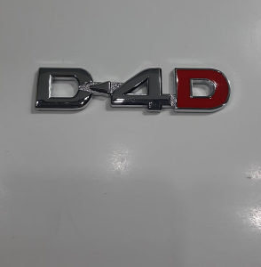 Toyota D-4D  D4D znak  oznaka D4 D