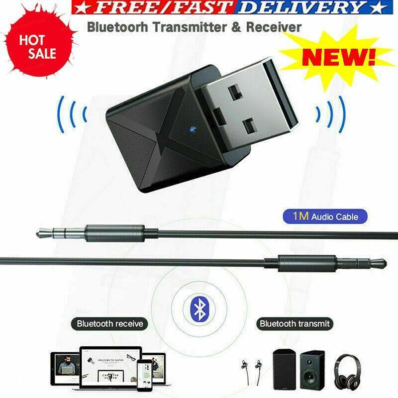 USB Bluetooth 5.0 Transm/Rec Audio Stereo Adapter