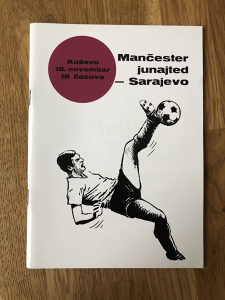 Sarajevo - Man Utd, 15.11.1967. Program - Reprint