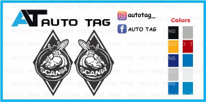 Stikeri i auto naljepnice / naljepnica za kamion SCANIA