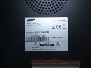 Samsung LED TV UE40C7700WS - T-con modul