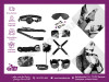 BDSM Sado Mazo Set 10 Black | SEX SHOP FANTASY