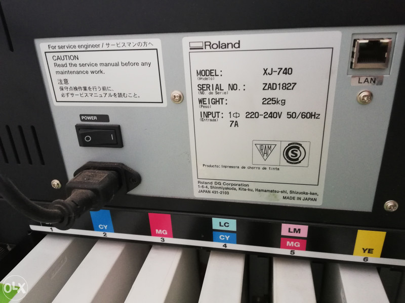 Roland SOLJET Pro III XJ-740 printer