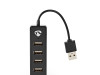 NEDIS USB HUB 4-PORTNI 2.0 480 Mbit/s (026348)