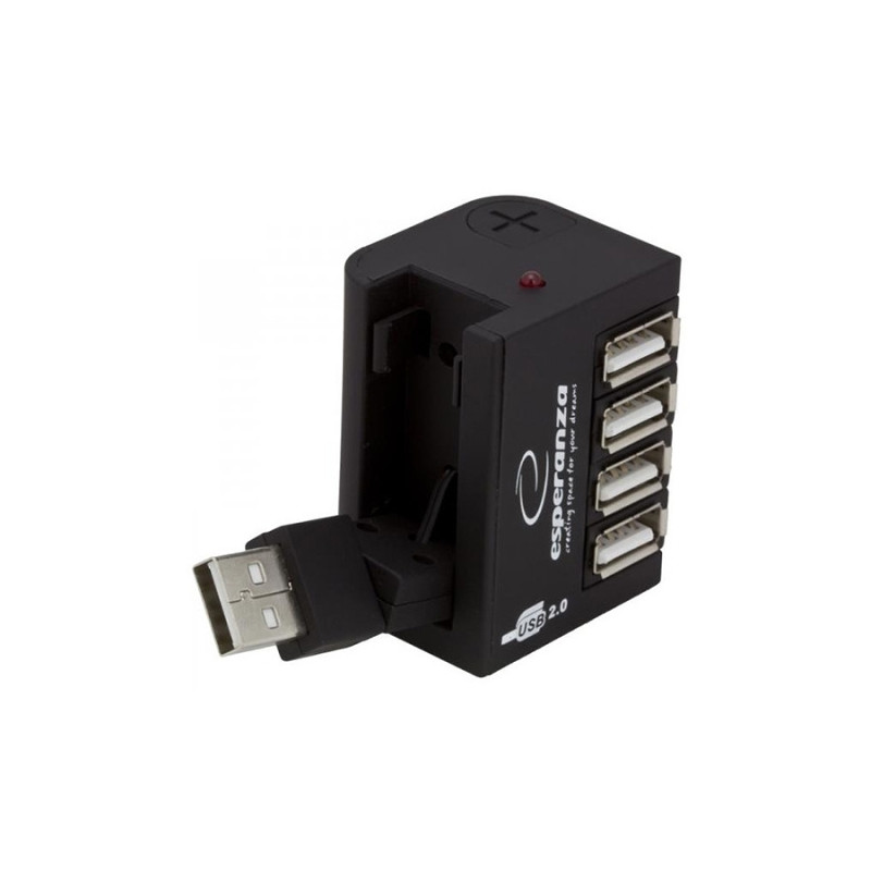 USB HUB ESPERANZA, 4 PORT USB 2.0, EA126