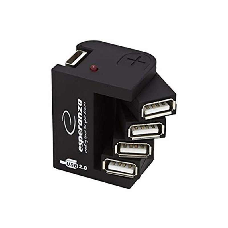 USB HUB ESPERANZA, 4 PORT USB 2.0, EA126