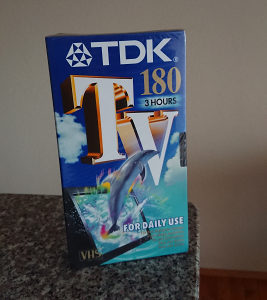 Kaseta VHS TDK 180 minuta