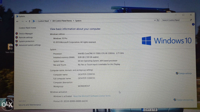 HP ProBook 440 G4 i5 7200 8Gb 240SSD fullHD 14 GF930MX