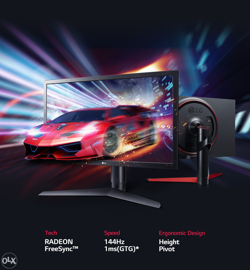 Monitor LG 23,6" 24GL650F-B Gaming