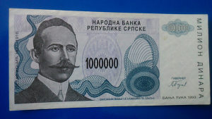 RS 1 milion dinara - 1993