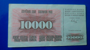 BiH 10.000 dinara - 1993 2