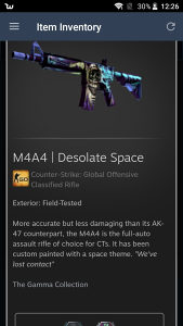 M4A4 | Desolate Space CSGO SKIN