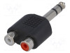 6.3MM AUDIO ADAPTER NA X2 RCA CINCEVE (000089)