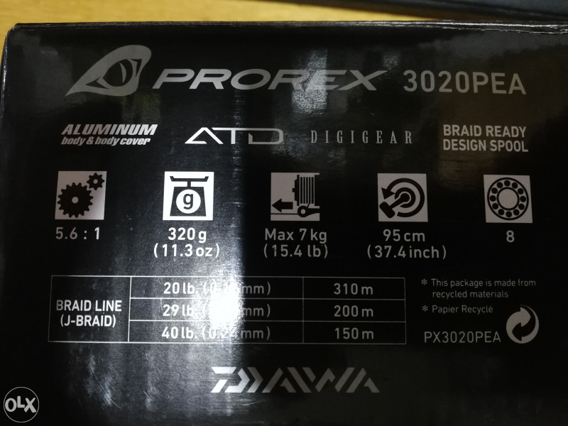 MAŠINICA-ROLA  DAIWA PROREX 3020 PEA