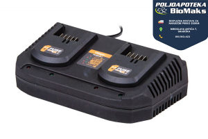 FUSE punjač za dve baterije 18 V 2x3.5A